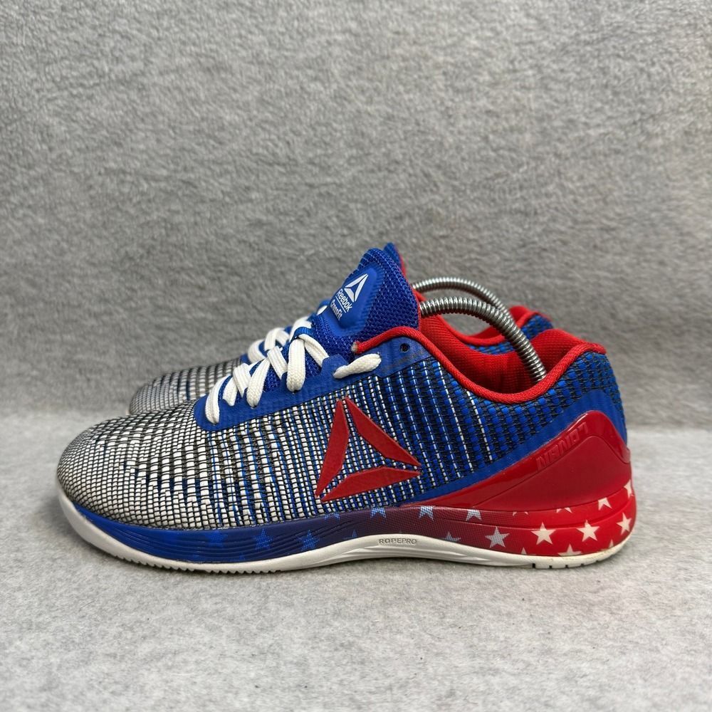 Reebok CrossFit Nano 7 Womens Shoes Size 8 Red White Blue USA Running Sneakers